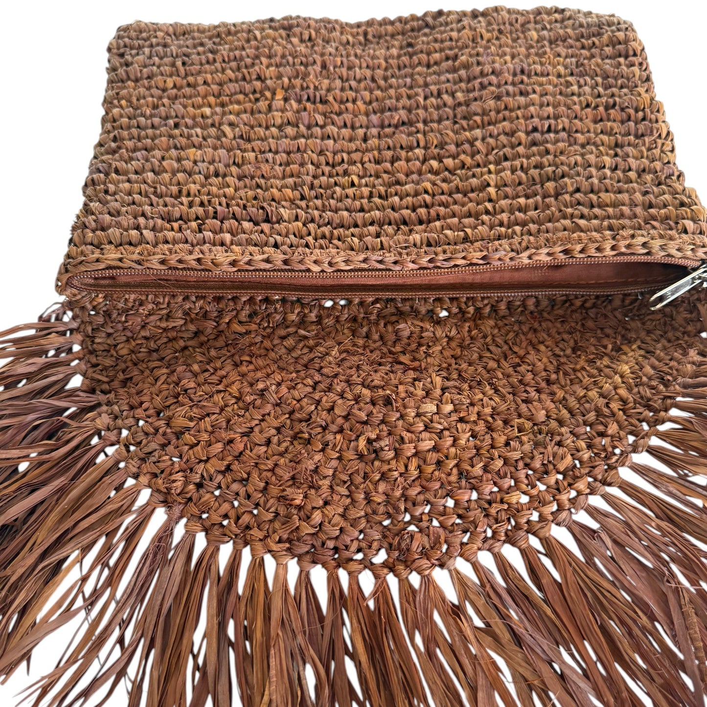 Maya Raffia Clutch