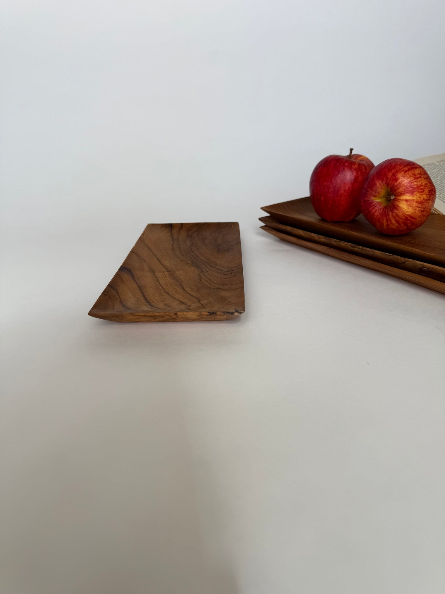 Artisan Rectangular Teak Plate