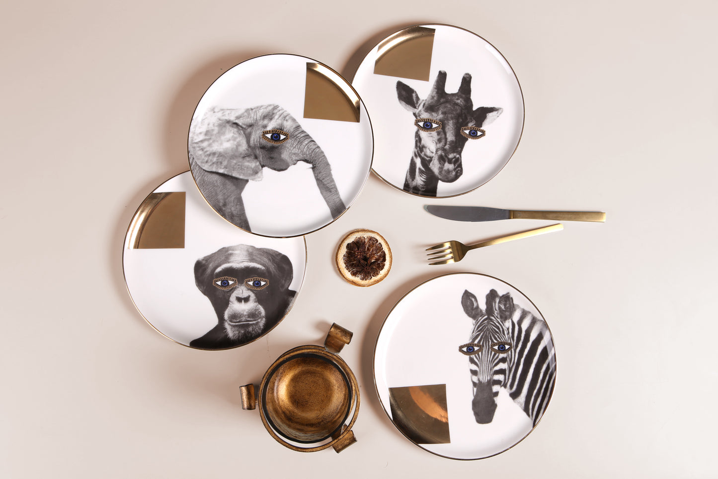 Wild Life Flat Plate - Elephant