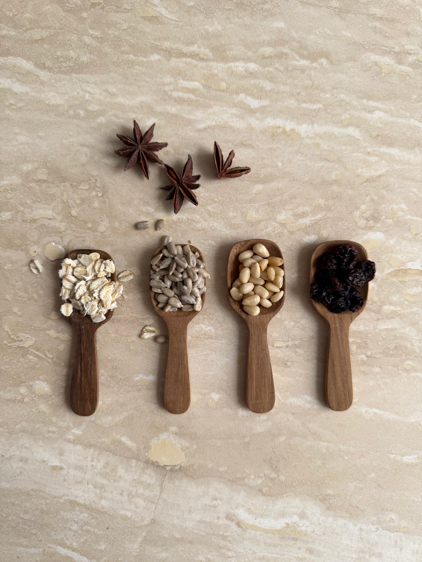 Teak Wood Condiment Spoon