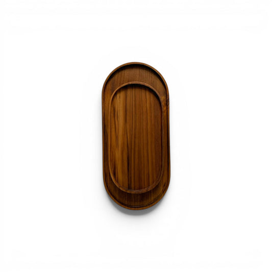 Oval Teak Platter - Medium