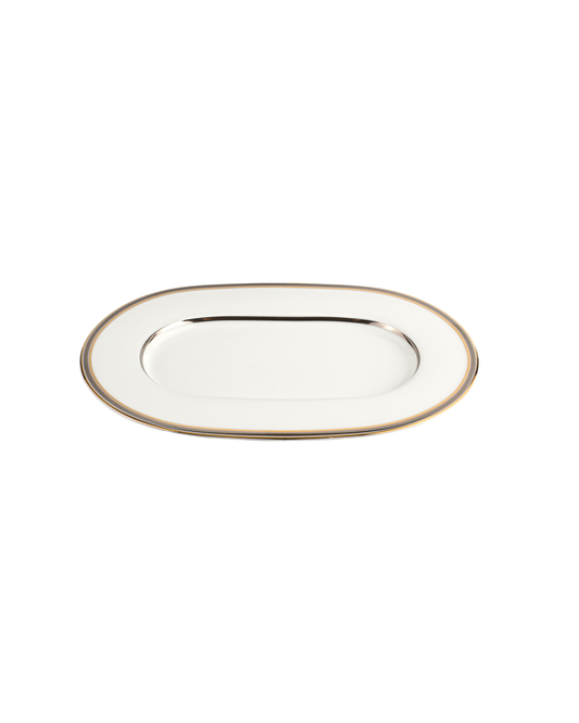 Gold Sprites Oval Plate