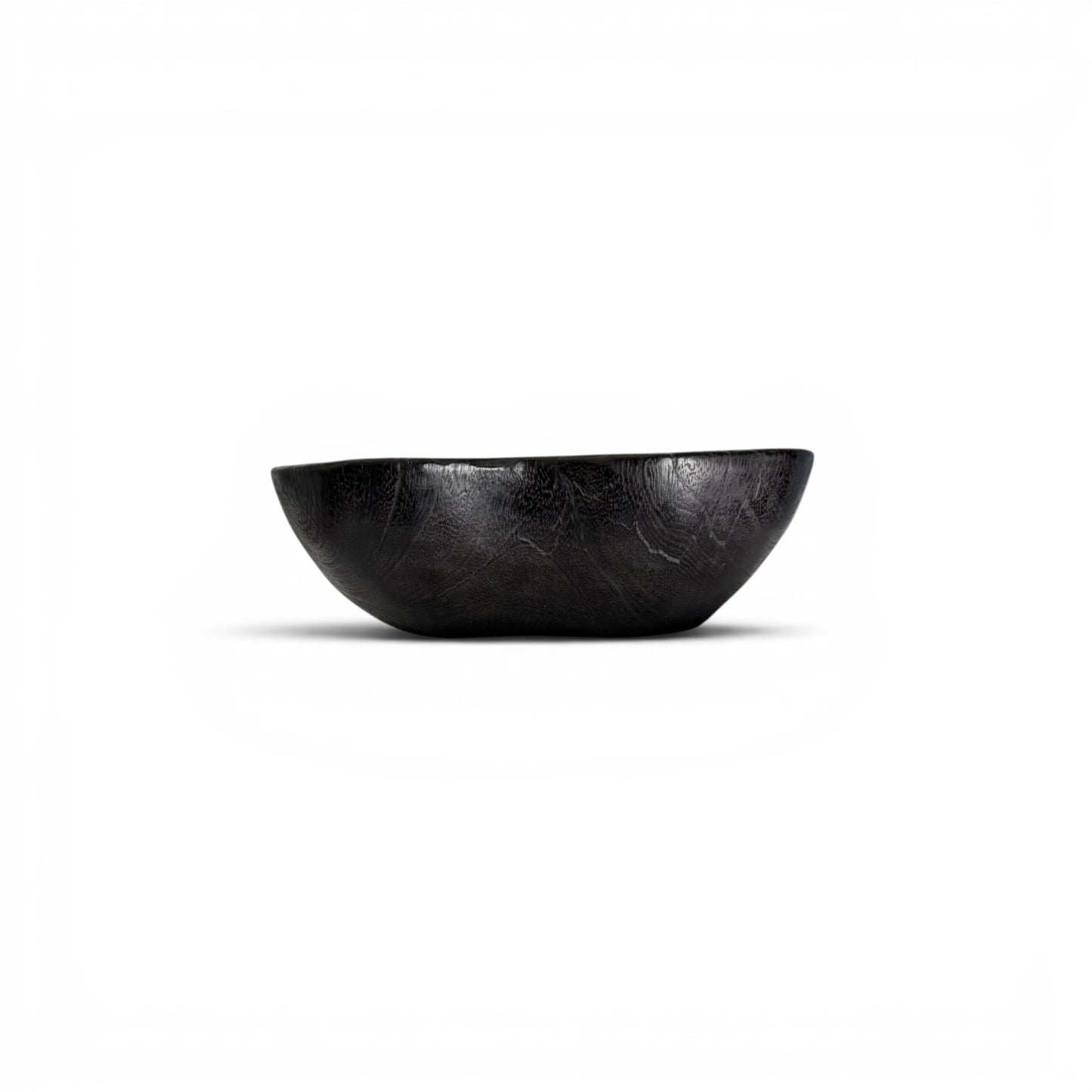 Wavy Teak Wood Bowl