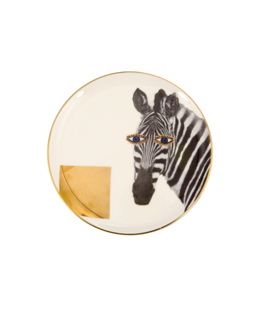 Wild Life Flat Plate - Zebra
