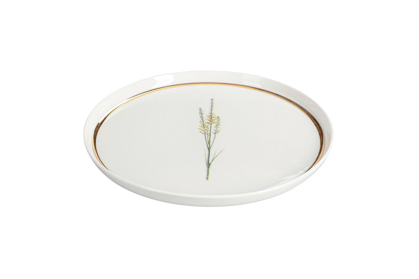 Botanical Flat Plate - Golden Wildflower