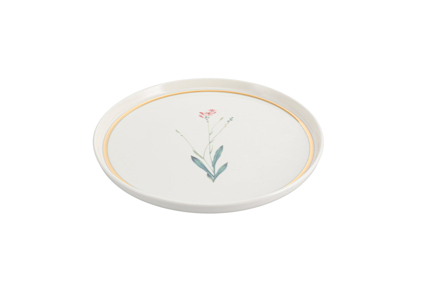 Botanical Flat Plate - Pink Wildflower