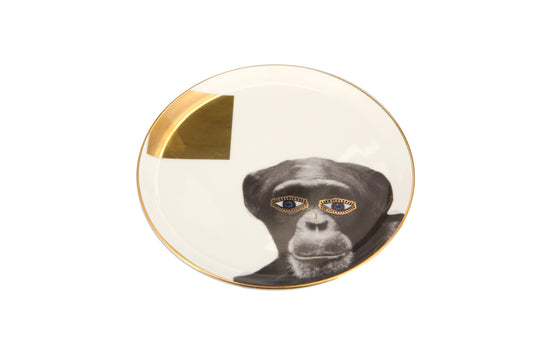 Wild Life Flat Plate - Monkey
