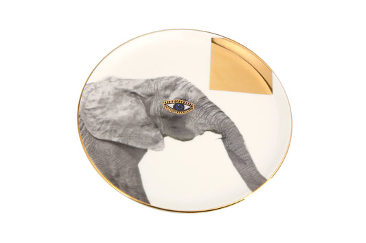 Wild Life Flat Plate - Elephant