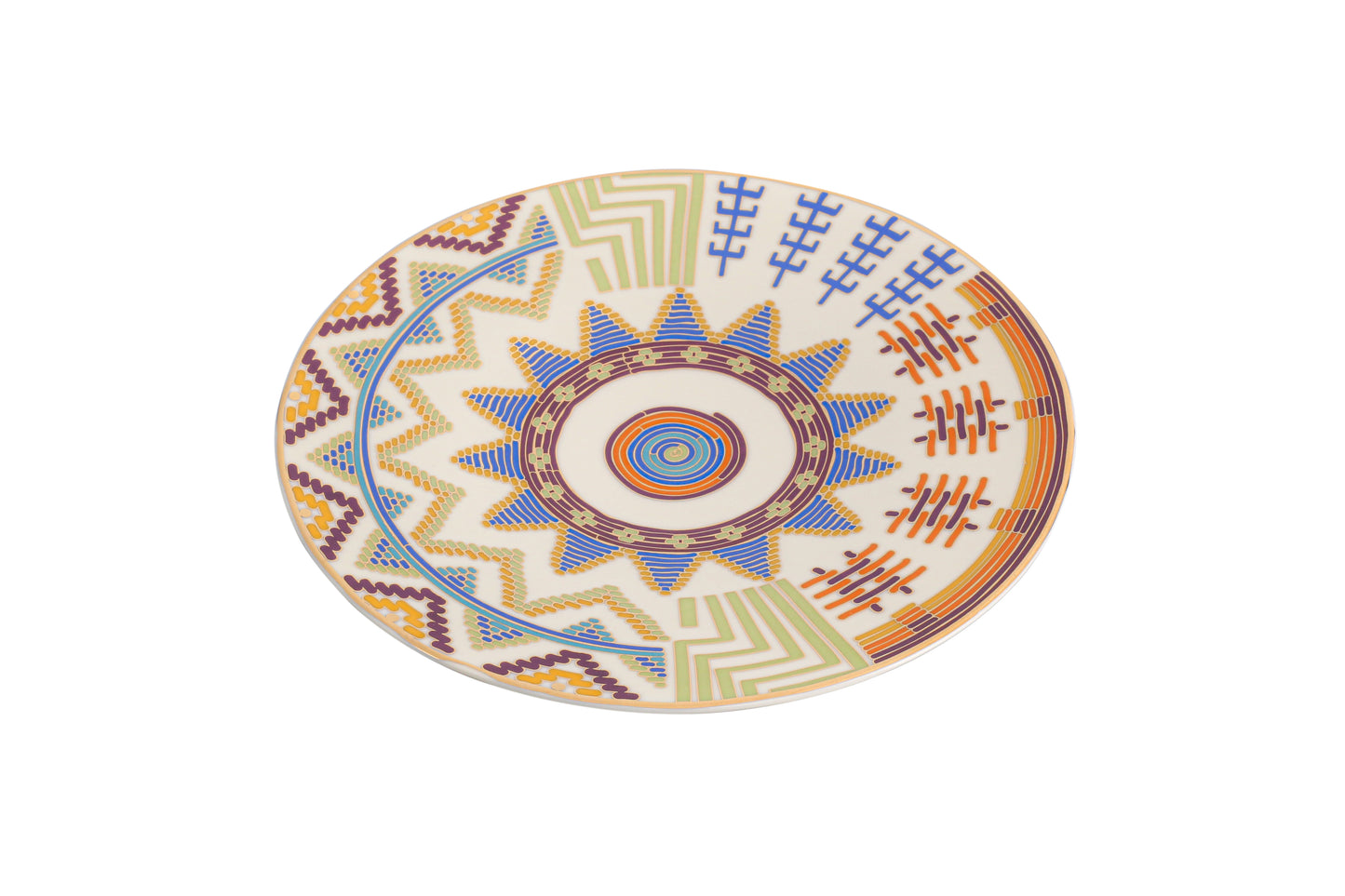 Ruanda Flat Plate - Kaleidoscope