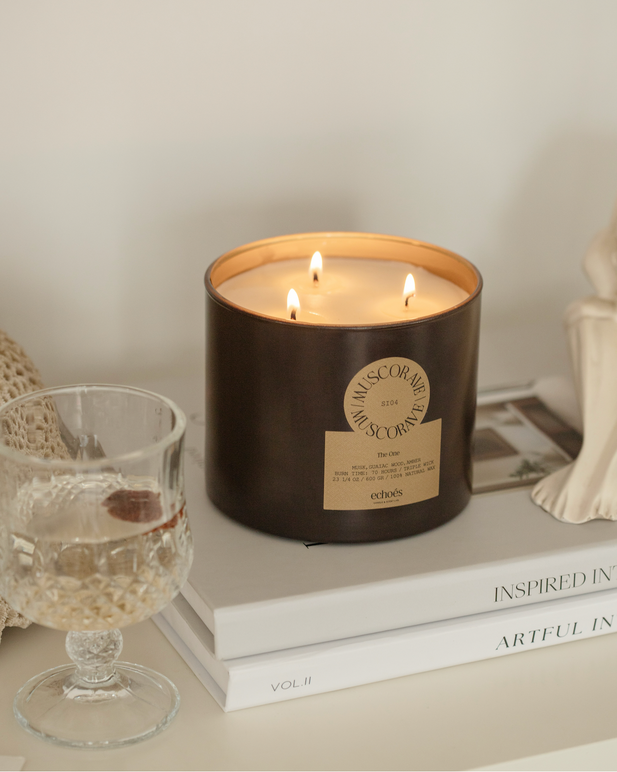 Muscorave - Large Size Natural Candle