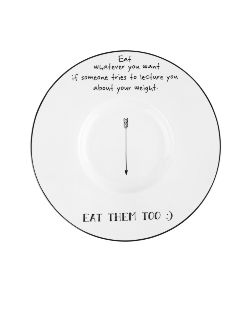 Be Happy Gourmet Plate - Eat Them Too