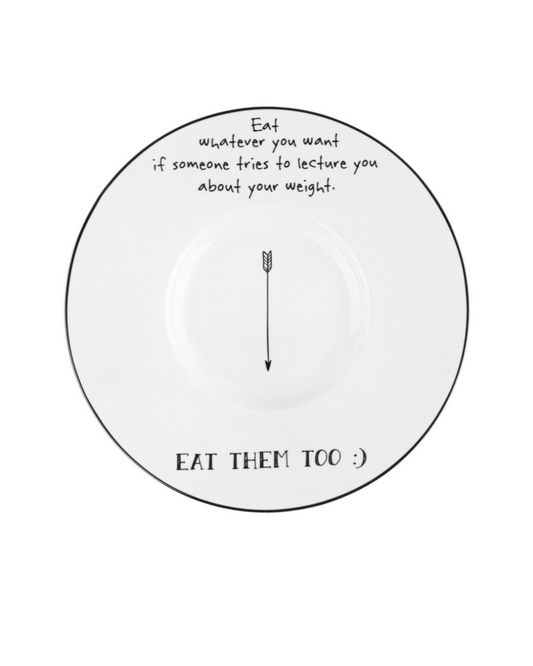 Be Happy Gourmet Plate - Eat Them Too