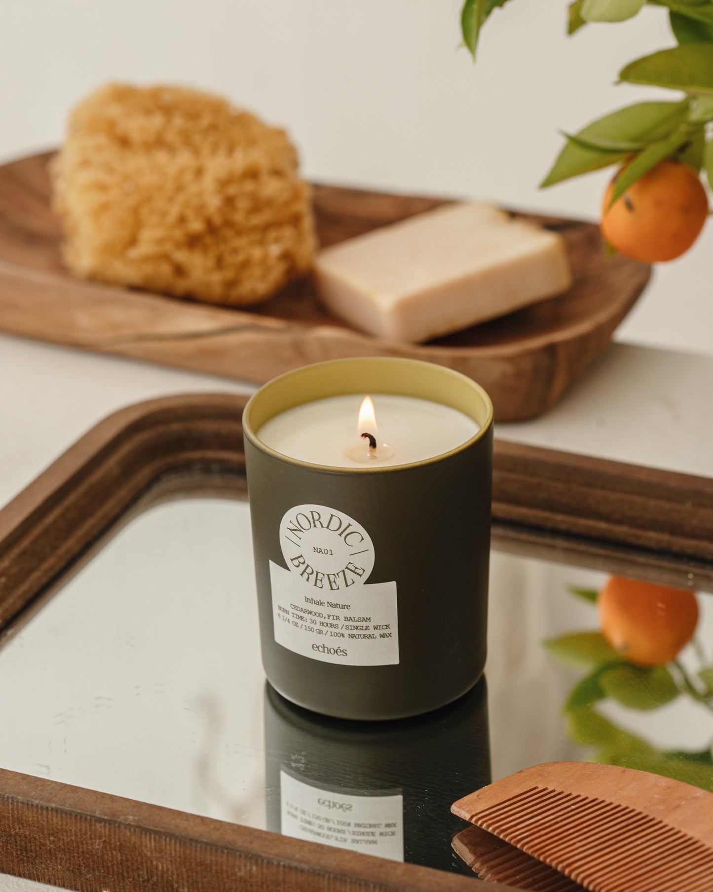 Nordic Breeze - Small Size Natural Candle