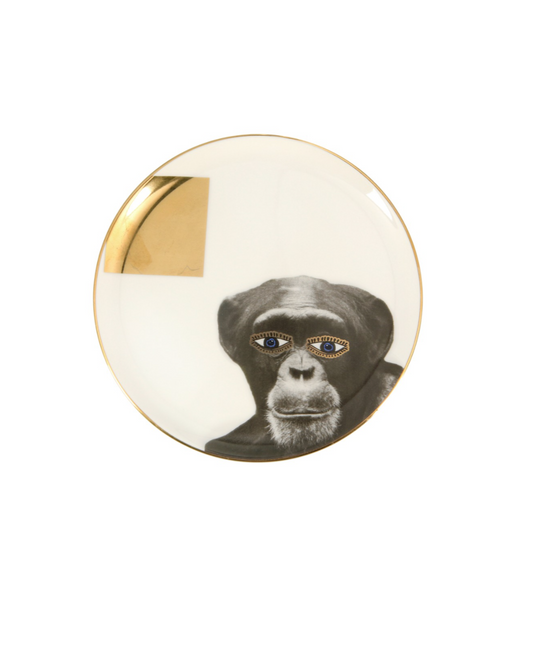 Wild Life Flat Plate - Monkey