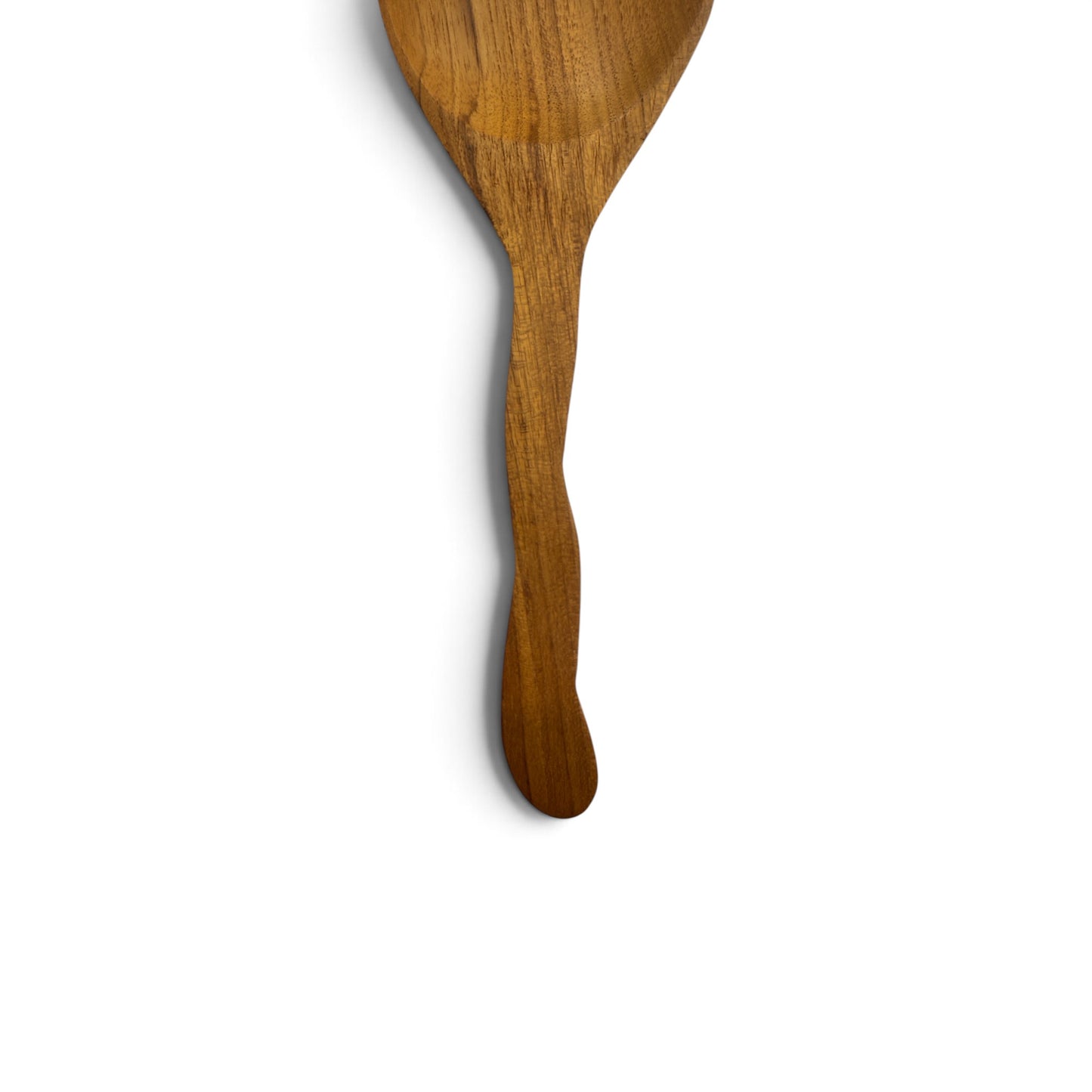 Wavy Teak Serving Spoon