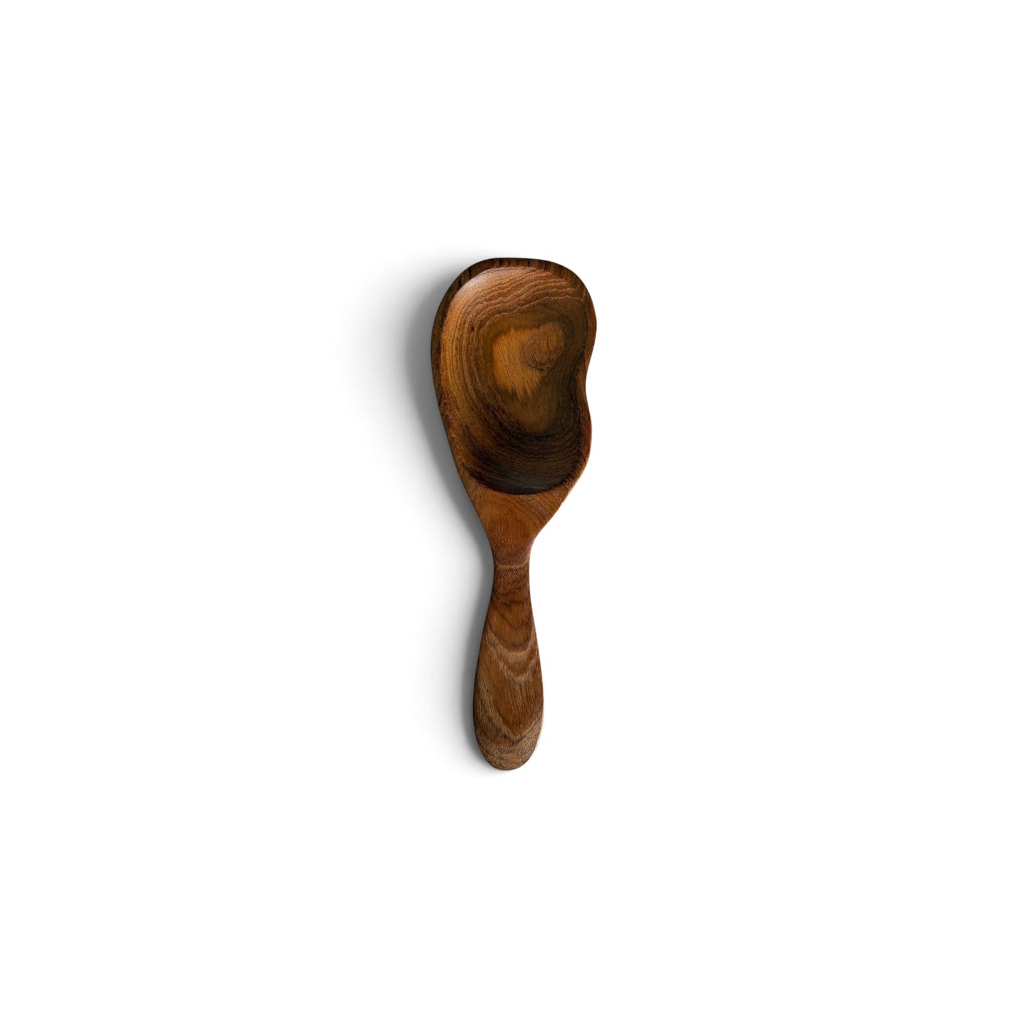 Sculpted Teak Rice Paddle
