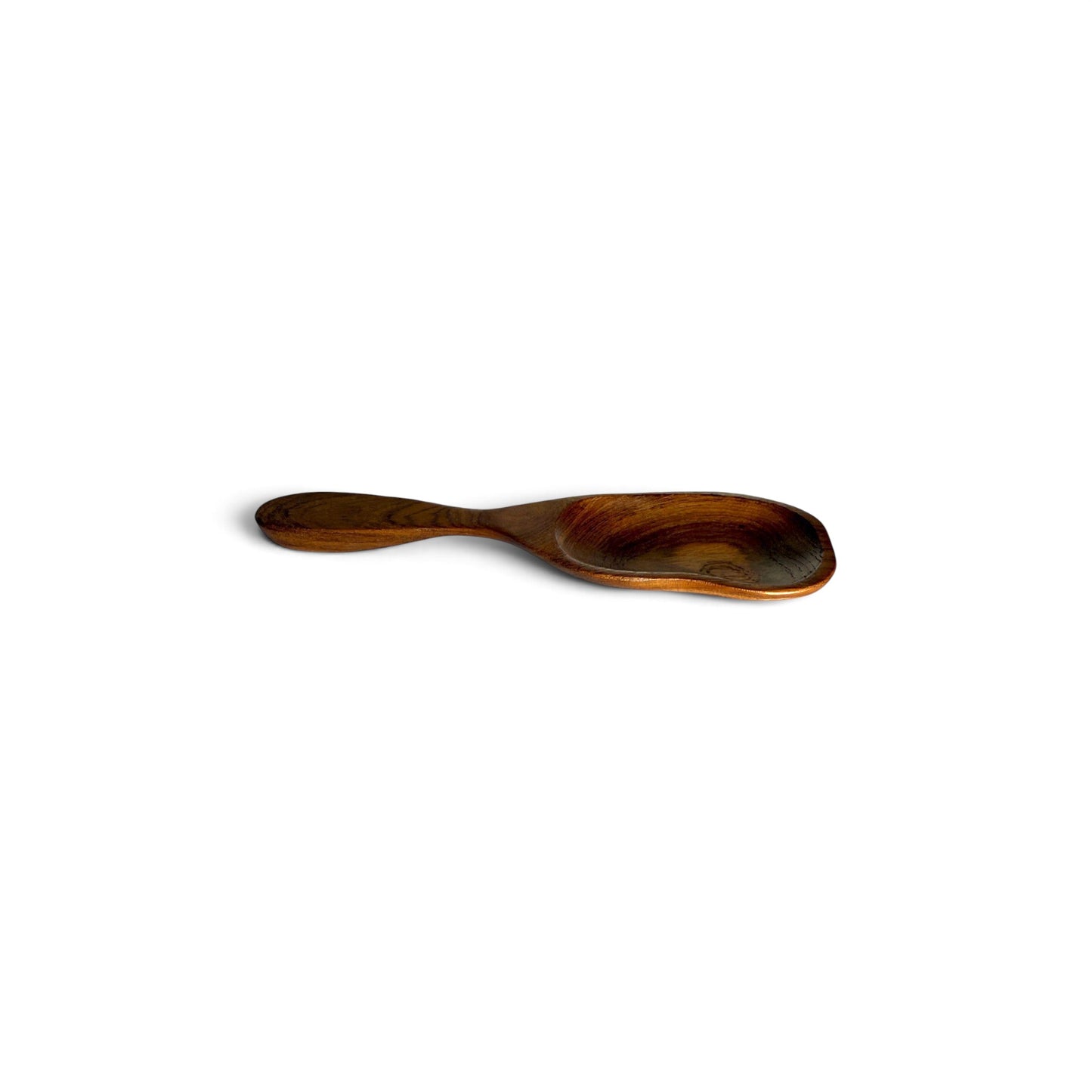 Sculpted Teak Rice Paddle