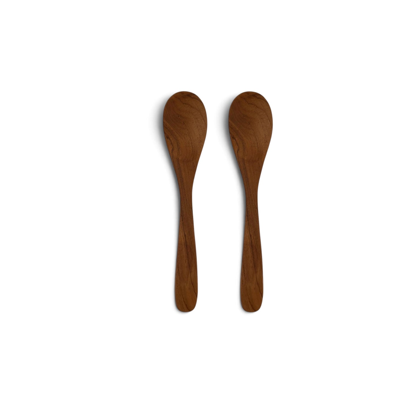 Slim Condiment Teak Spoon (Set of 2)