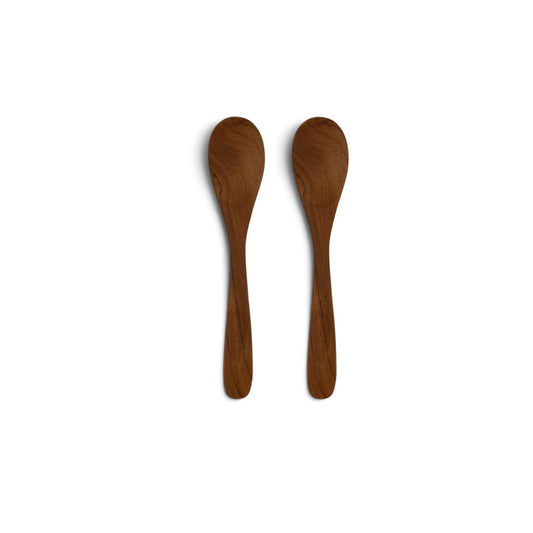 Slim Condiment Teak Spoon (Set of 2)