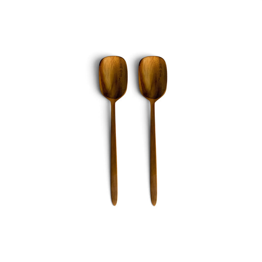 Rectangular Teak Spoon (Set of 2)