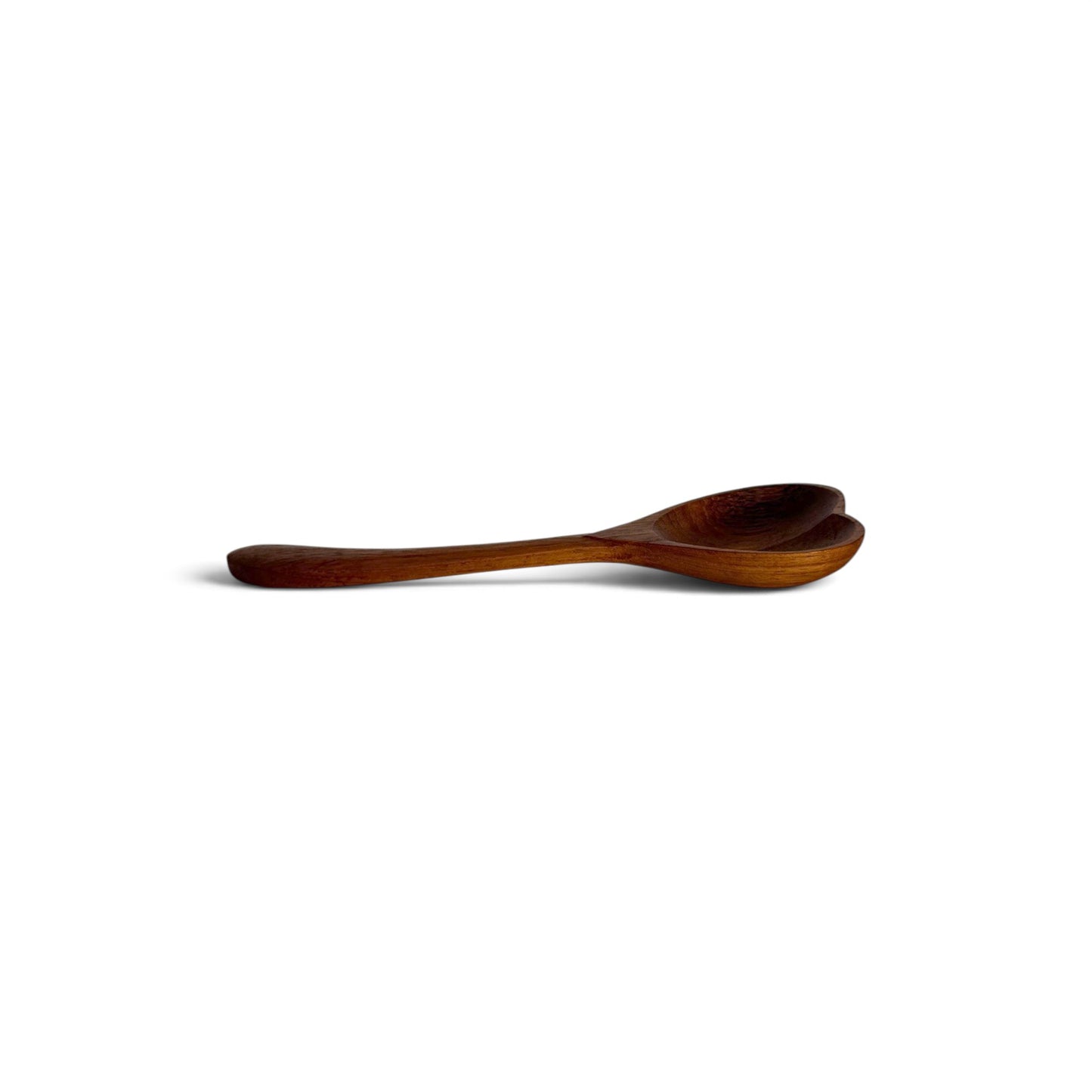 Curved Heart Teak Spoon (Set of 2)