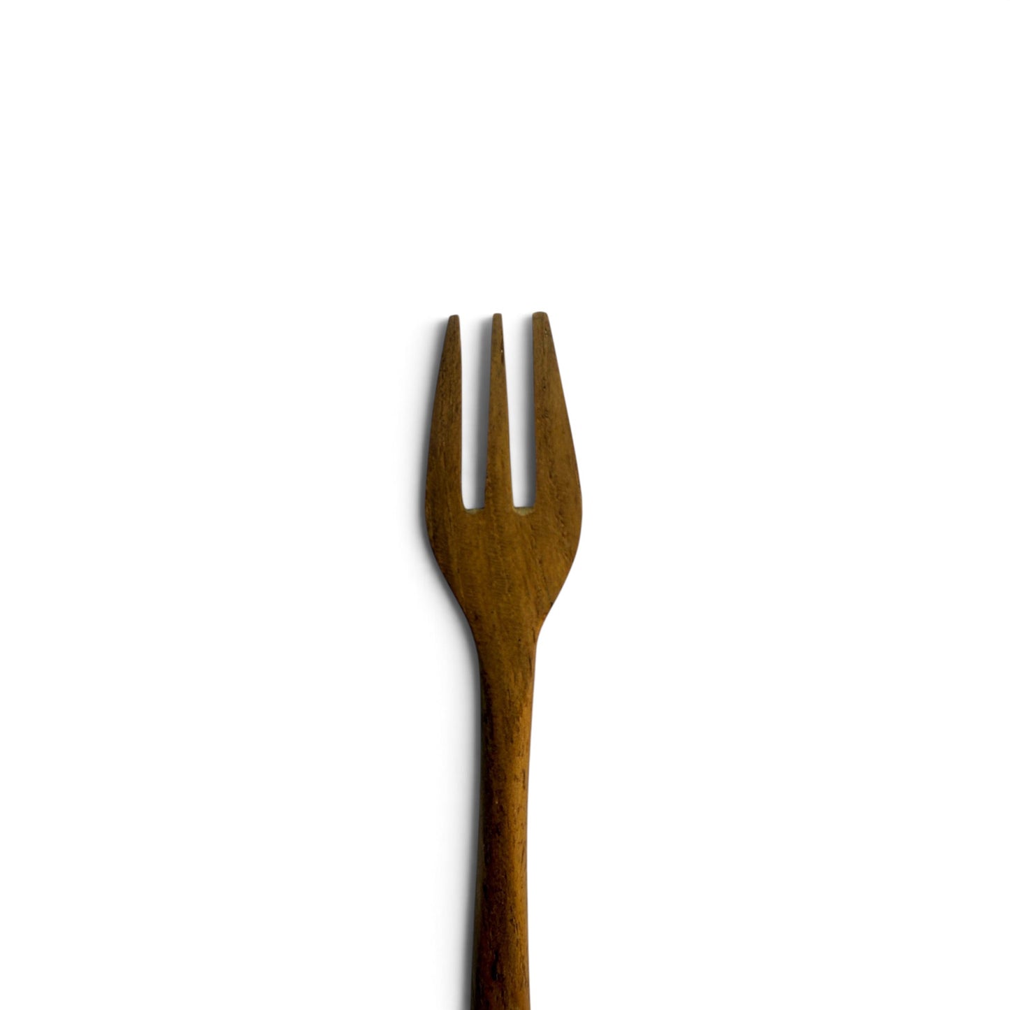 Wavy Teak Appetizer Fork (Set of 2)