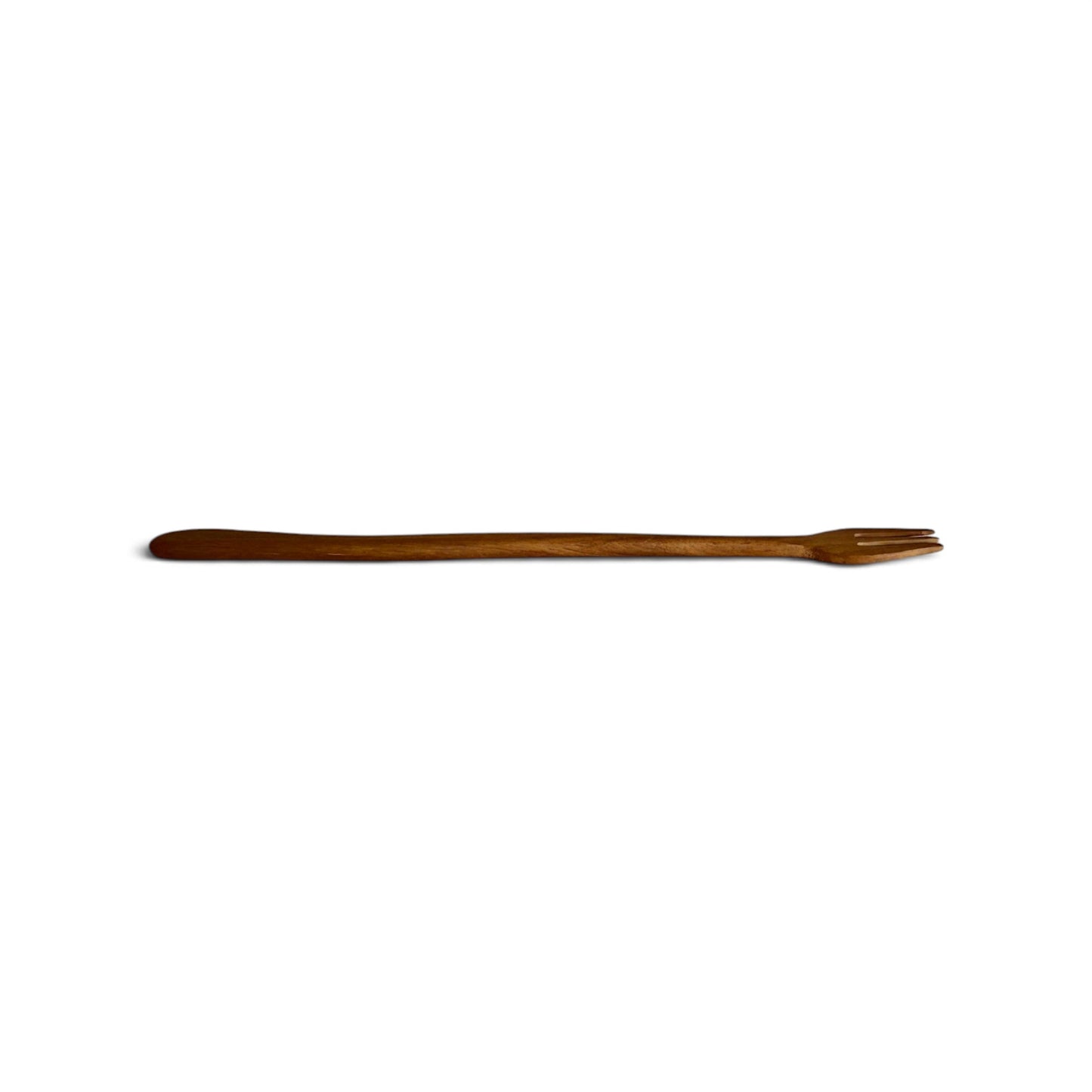 Wavy Teak Appetizer Fork (Set of 2)