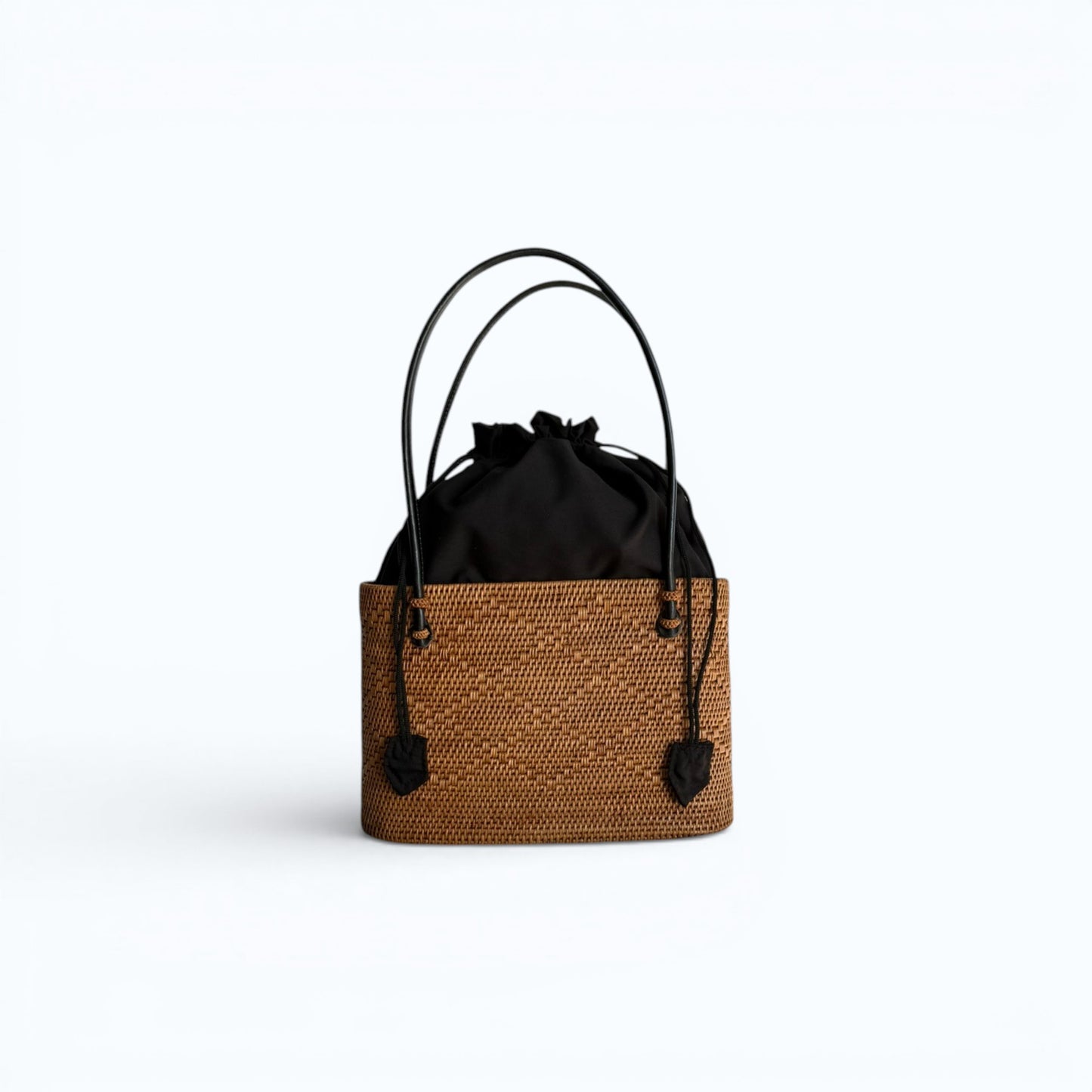 Luna Rattan Tote