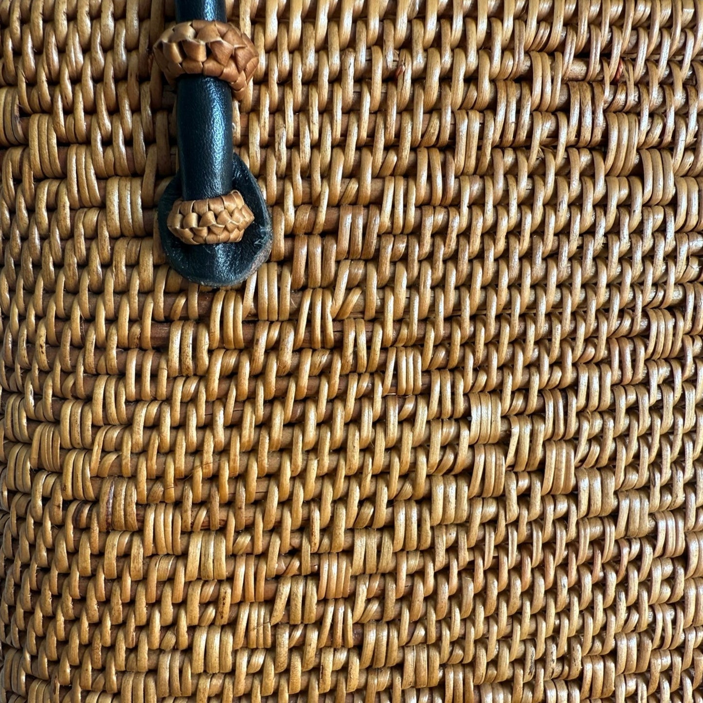 Luna Rattan Tote