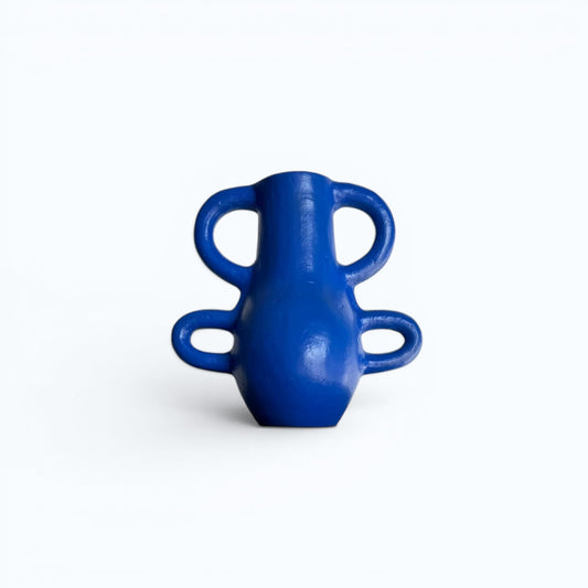 Azura Terracotta Vessel - Cobalt
