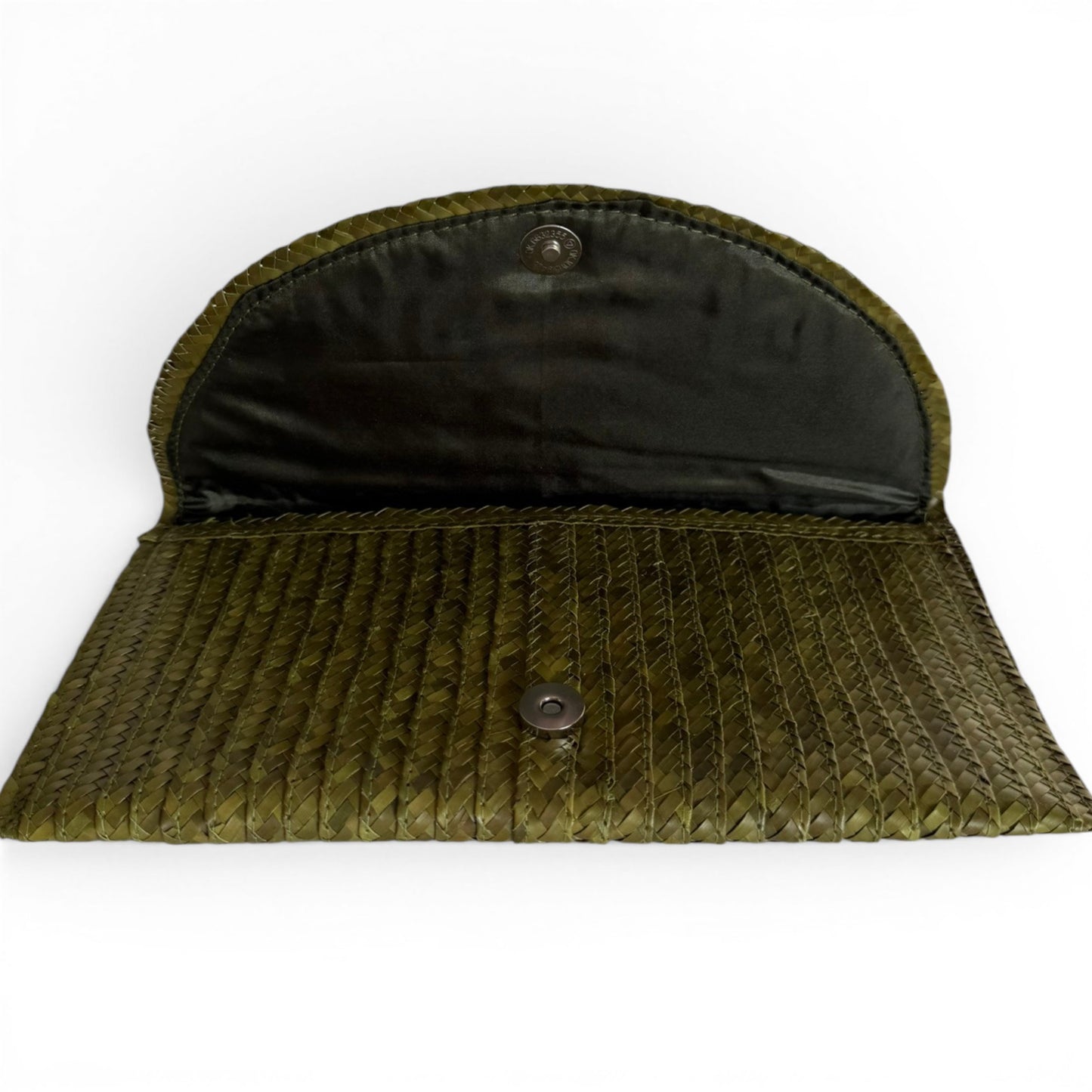 Sophia Palm Clutch - Green