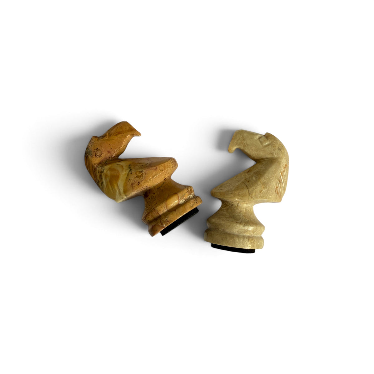 Amber Marble Chess Set