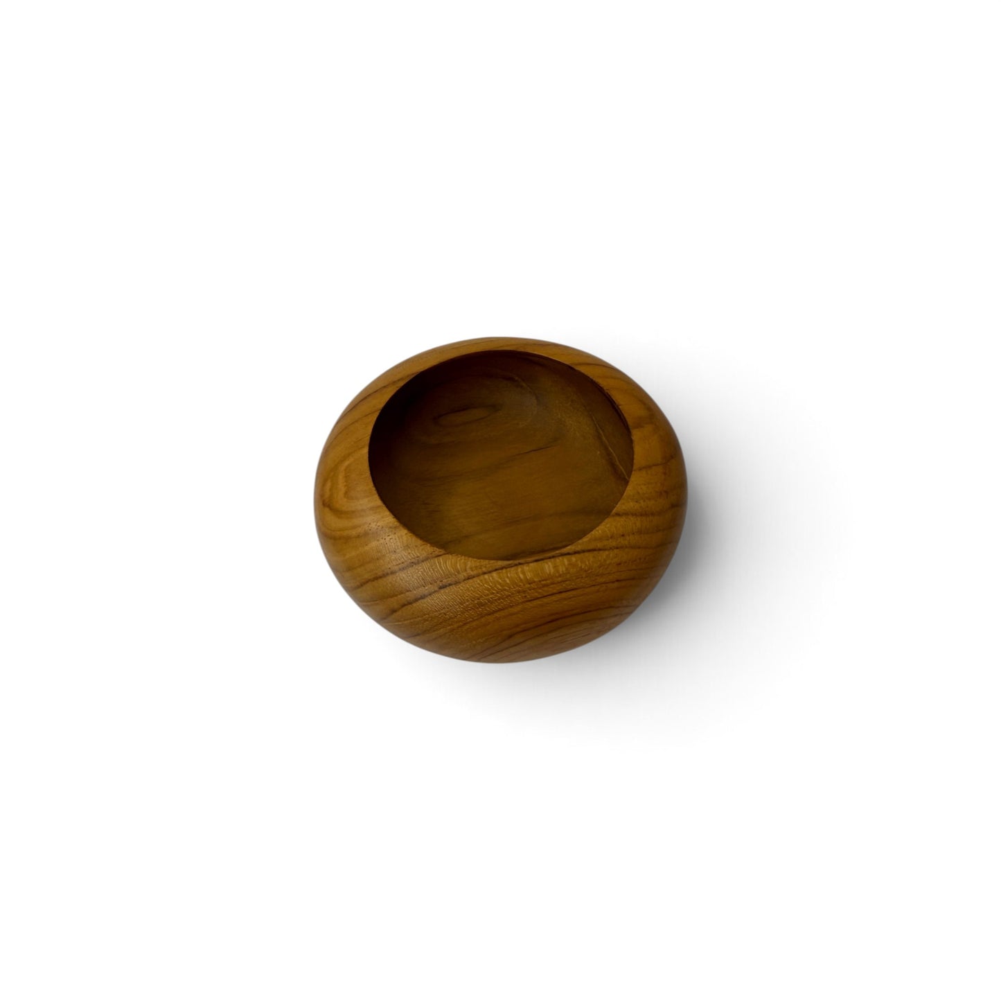 Pebbled Teak Nesting Bowl
