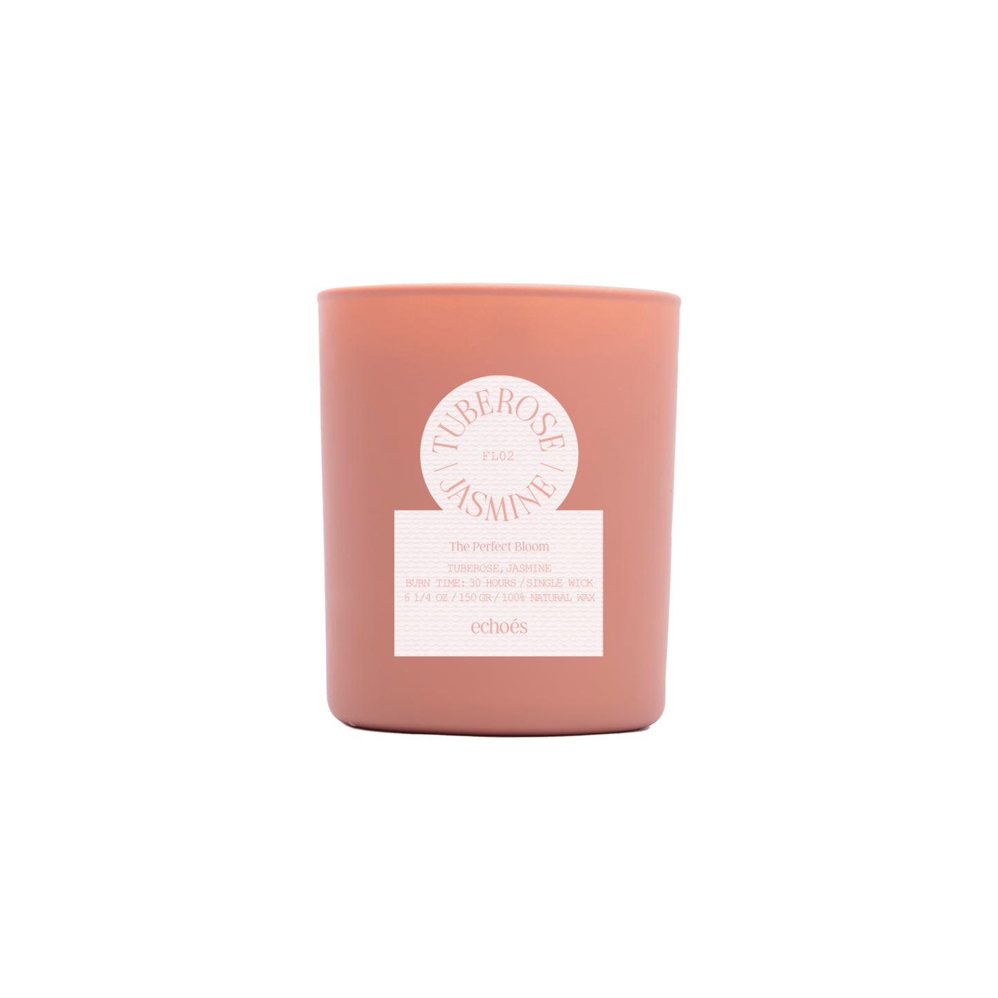 Tuberose & Jasmine - Small Size Natural Candle