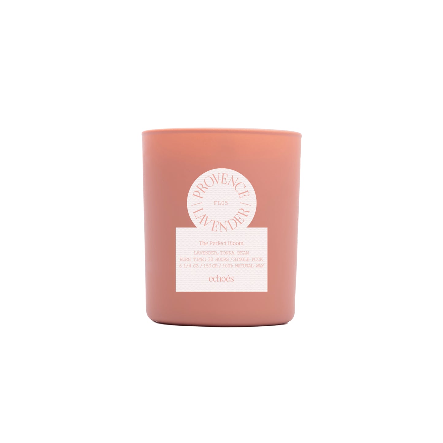 Provence Lavender - Small Size Natural Candle