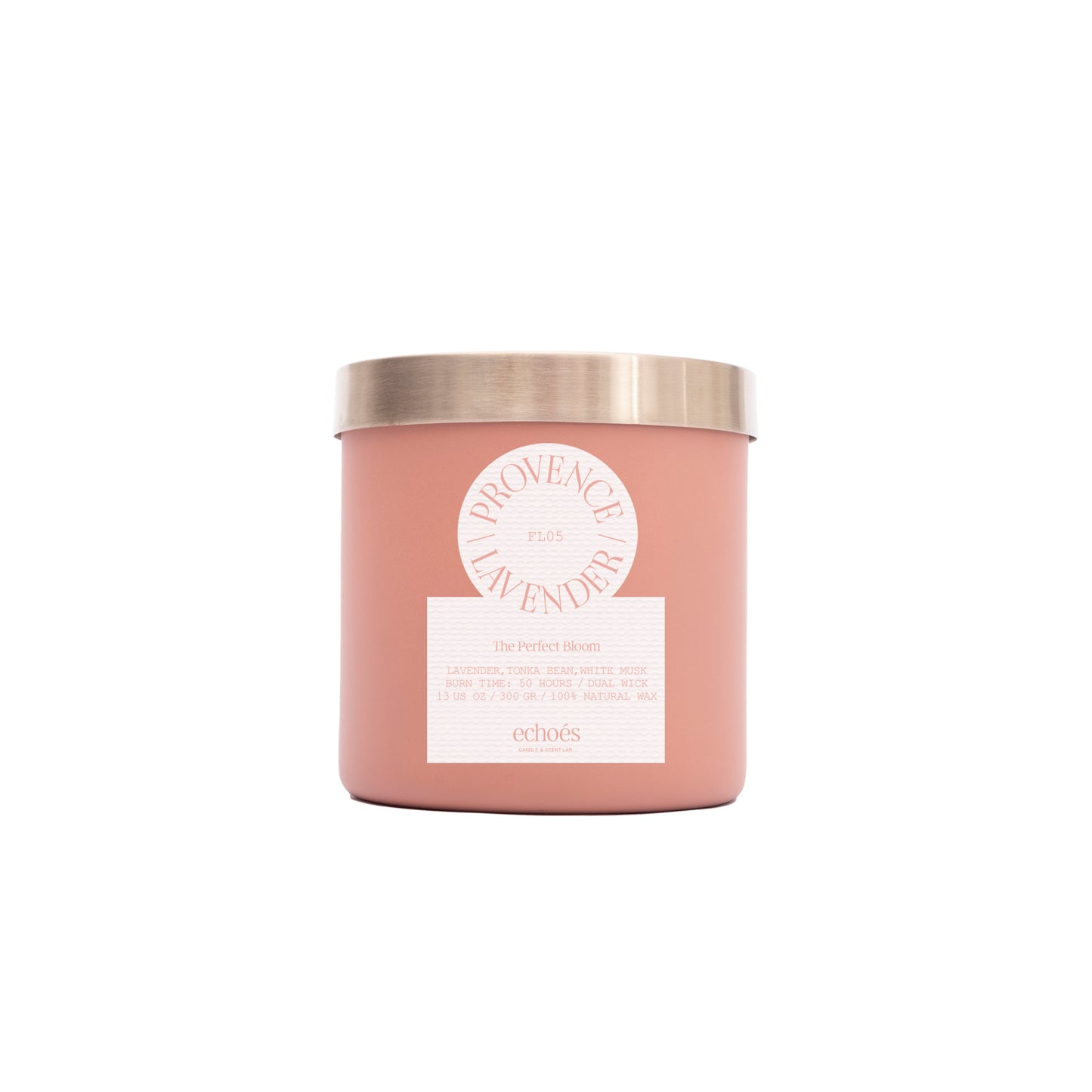 Provence Lavender - Medium Size Natural Candle