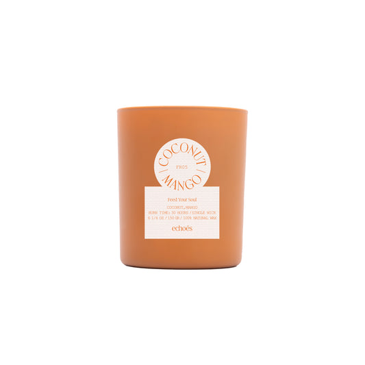 Coconut & Mango - Small Size Natural Candle