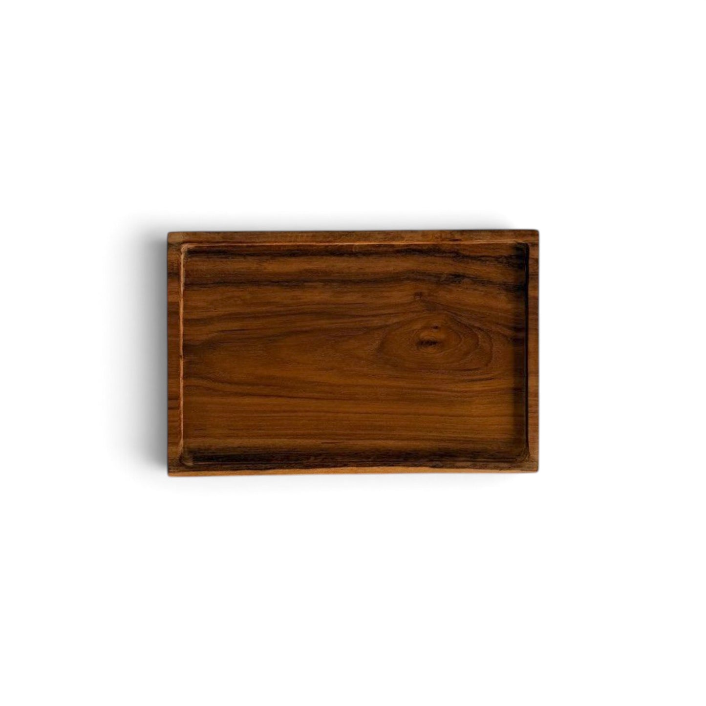 Framed Teak Serving Tray