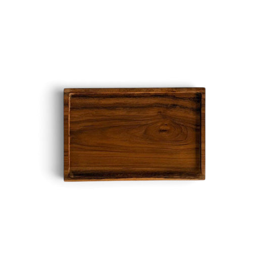 Framed Teak Serving Tray