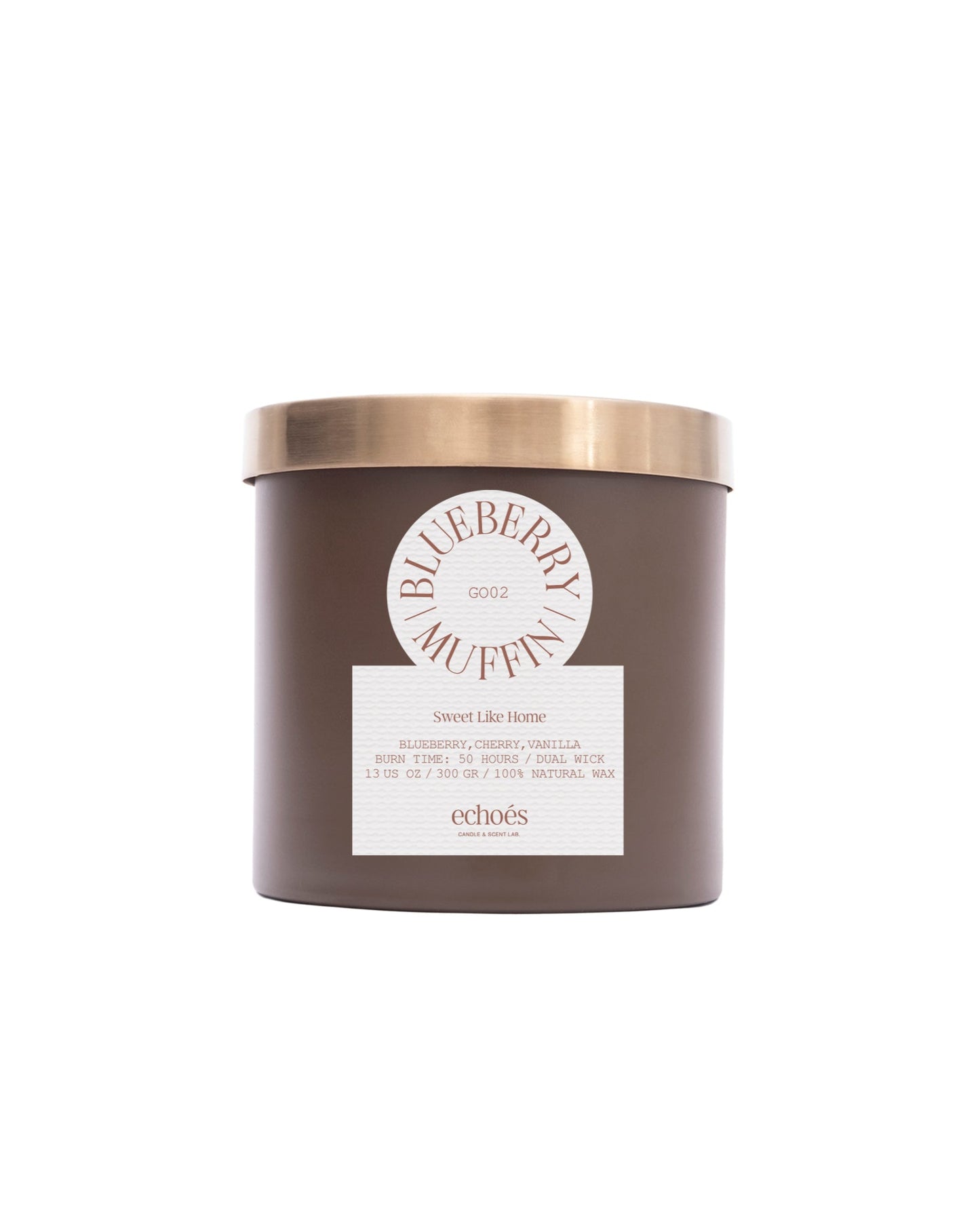 Blueberry Muffin - Medium Size Natural Candle