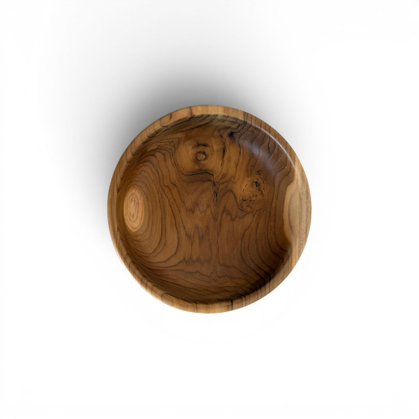 Sunkissed Teak Serving Bowl