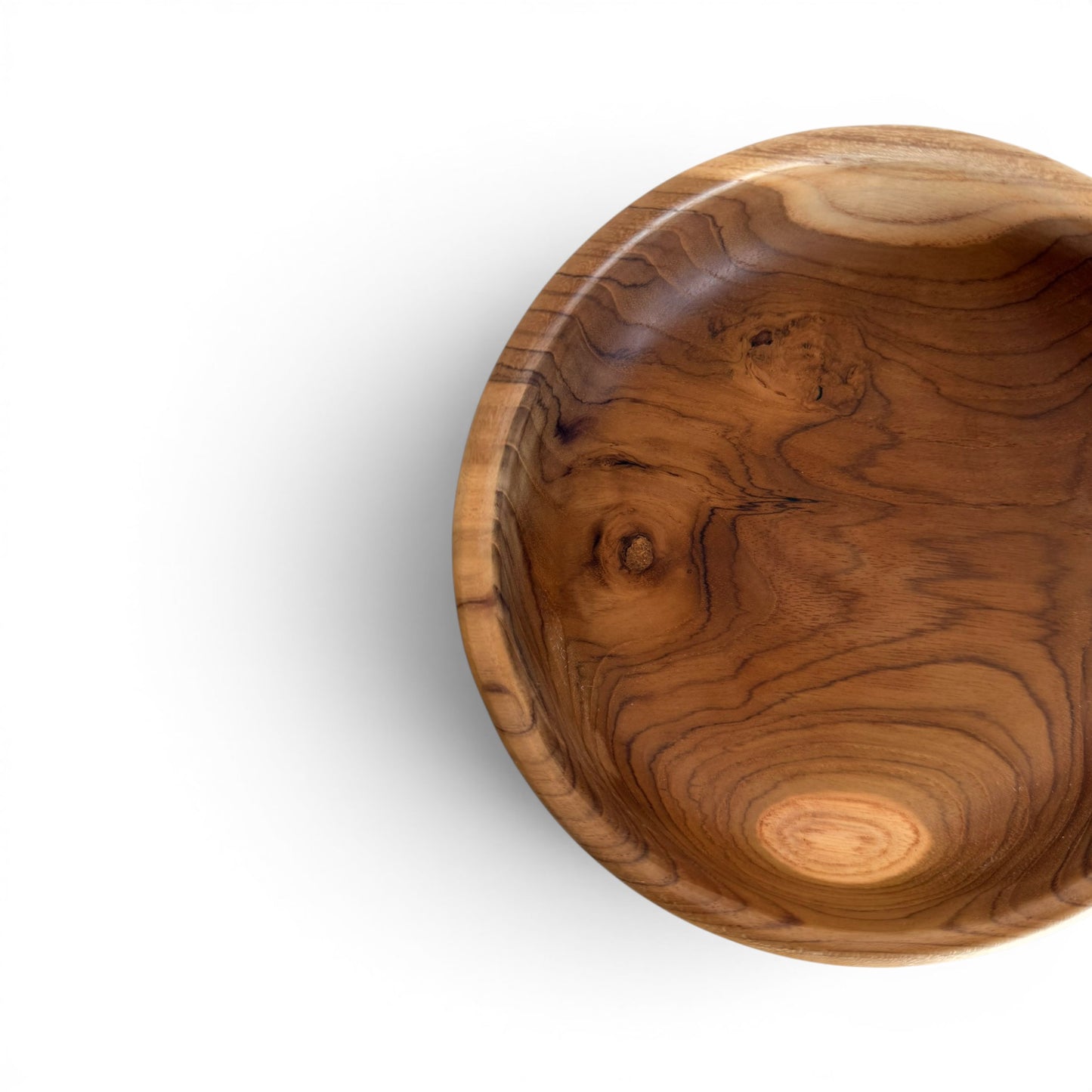 Sunkissed Teak Serving Bowl