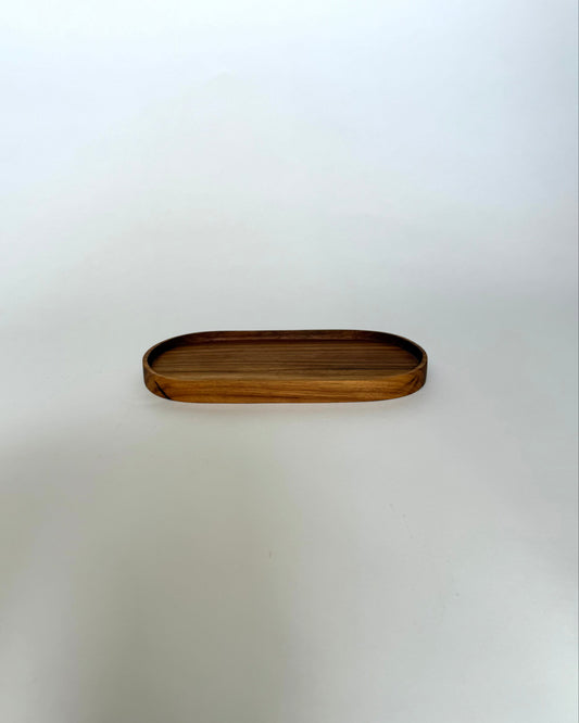 Artisan Oval Teak Plate - Medium
