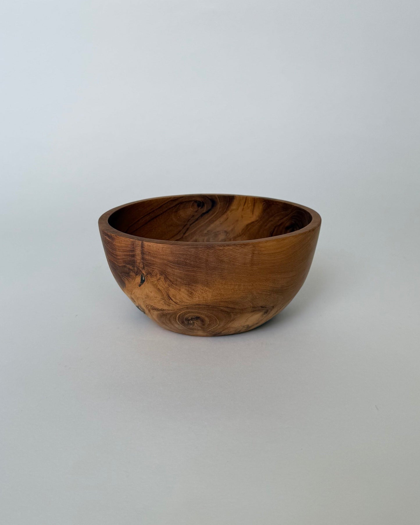 Artisan Teak Wood Bowl