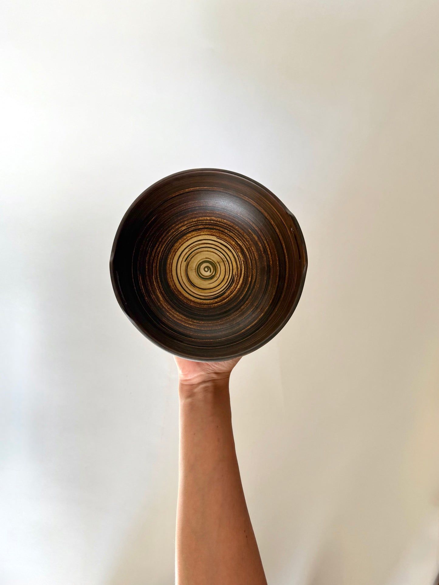 Artisan Swirl Serving Bowl