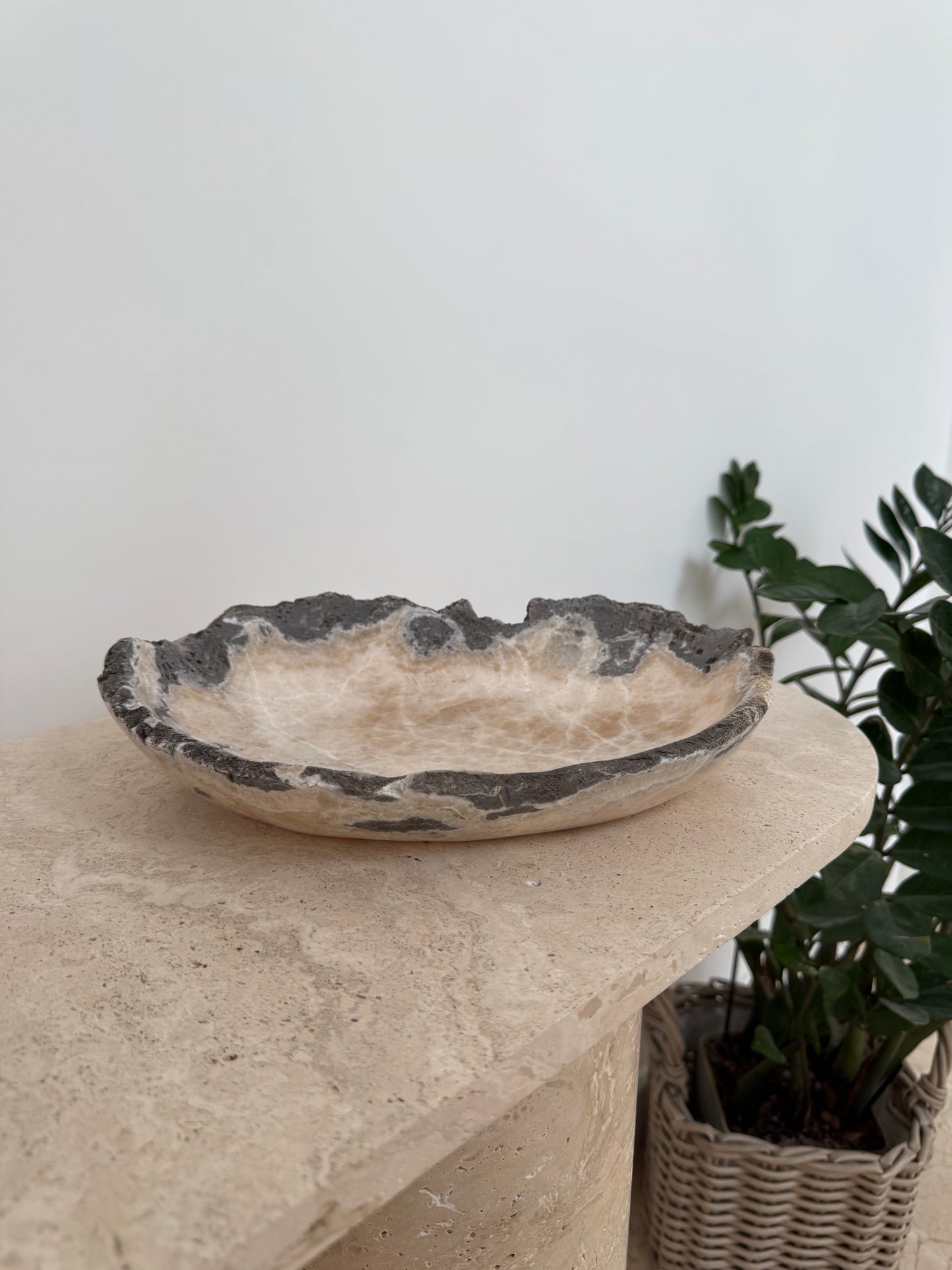 Natural Onyx Centerpiece Bowl