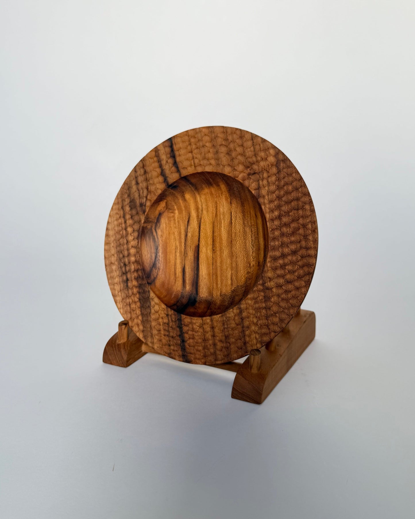 Artisan Honeycomb Teak Plate