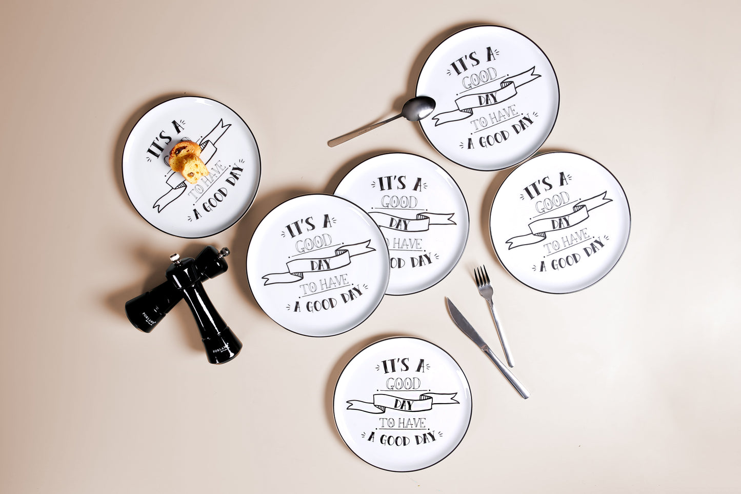 Be Happy Flat Plate - Good Day