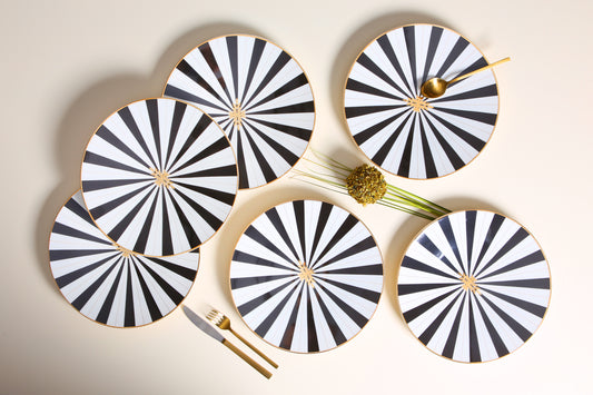 Gilded Palm Dinner Plate