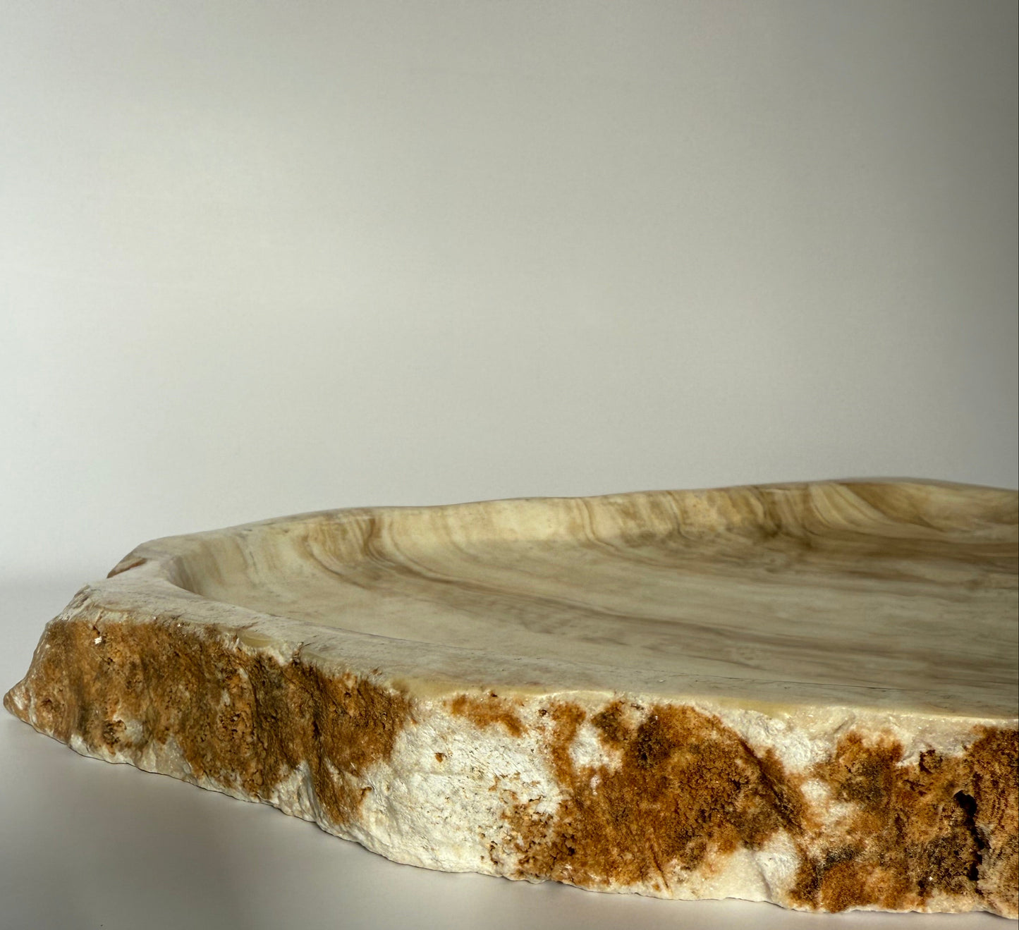 Natural Onyx Sculptural Tray